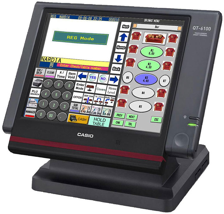 Cohens point of cash register - Casio QT-6100